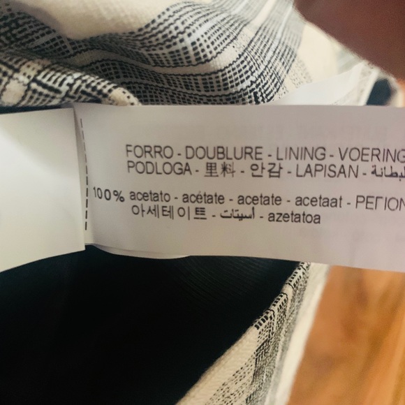 🚫SOLD🚫ZARA RUSTIC CHECK SUIT-BLAZER CROPPED PANT - Picture 9 of 14